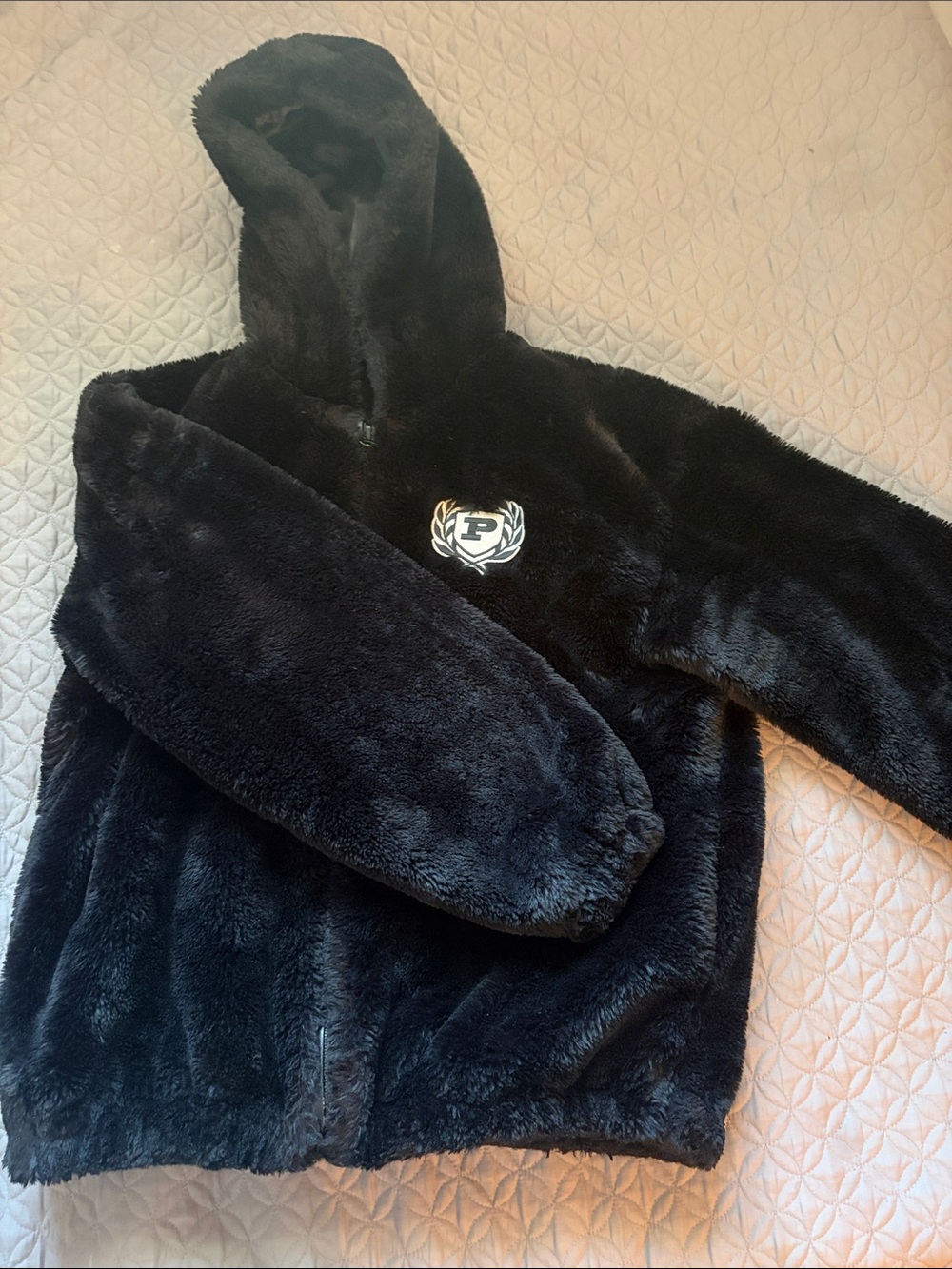 Vintage Y2K Phat Farm Forever 21 Faux Fur Hooded Jacket | Women’s Large